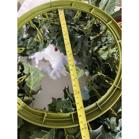 Holiday Candle Rings (4) Pine Berry Christmas Home Decor Gathering Various Sizes - Picture 13 of 16